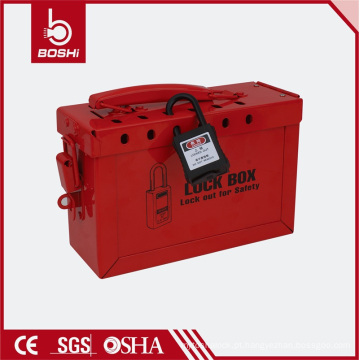 Osha-K01 Segurança Vermelho Steel Lockout Kit / Caixa